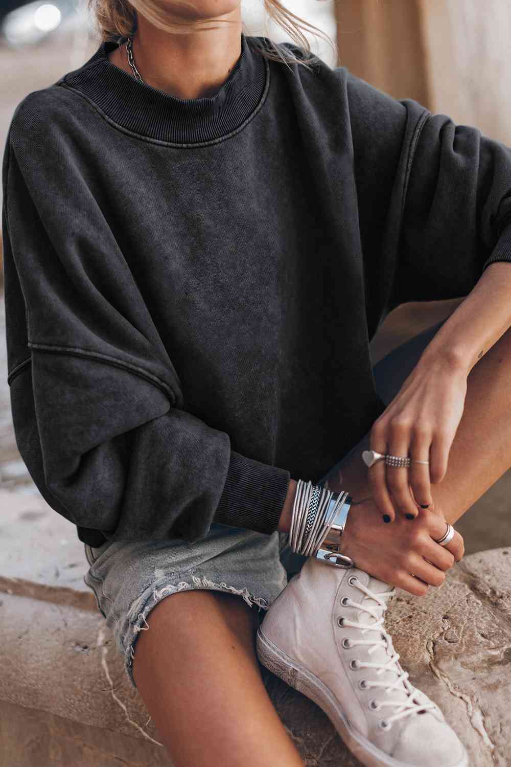 Drop Shoulder Sweatshirt