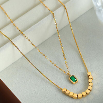 18k Layered Necklace 