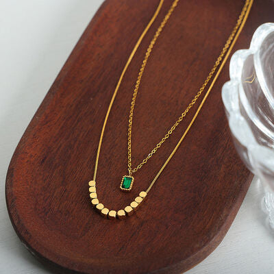 18k Layered Necklace 