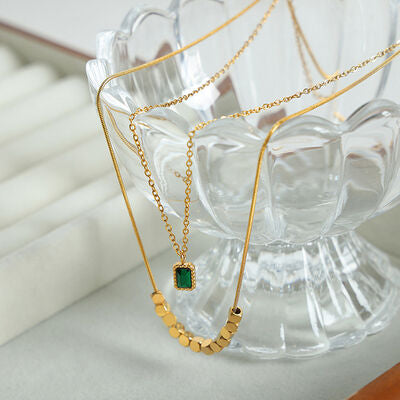 18k Layered Necklace 