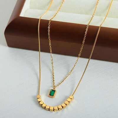 18k Layered Necklace 