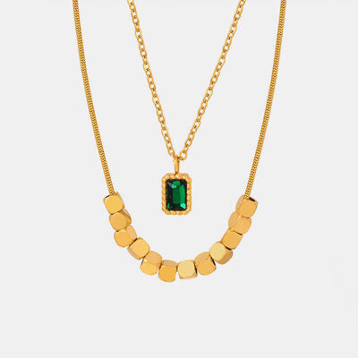 18k Layered Necklace 